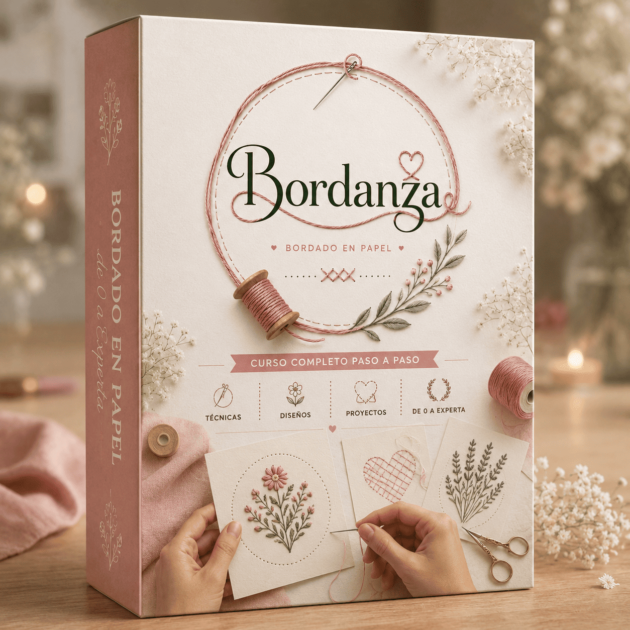 El Pack premium de Bordado sobre Papel +400 Patrones Exclusivos + 5 Bonus Premium GRATIS